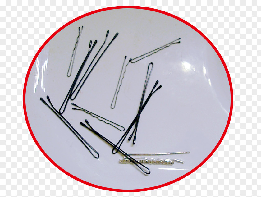 Bobby Pins Line Material Angle PNG