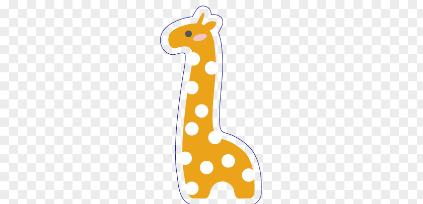 Giraffe Cartoon Pattern PNG