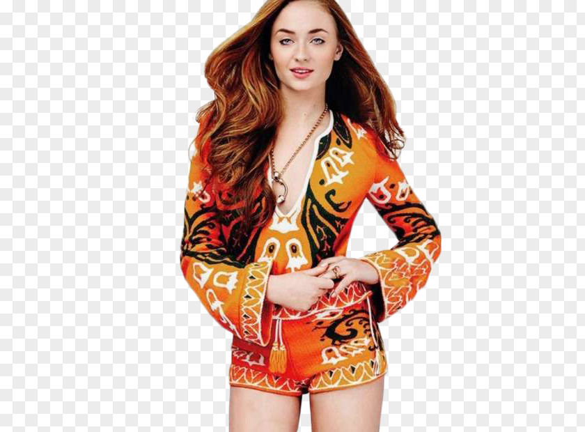 Sophie Turner Image Sophia Mexico Magazine Glamour Game Of Thrones PNG