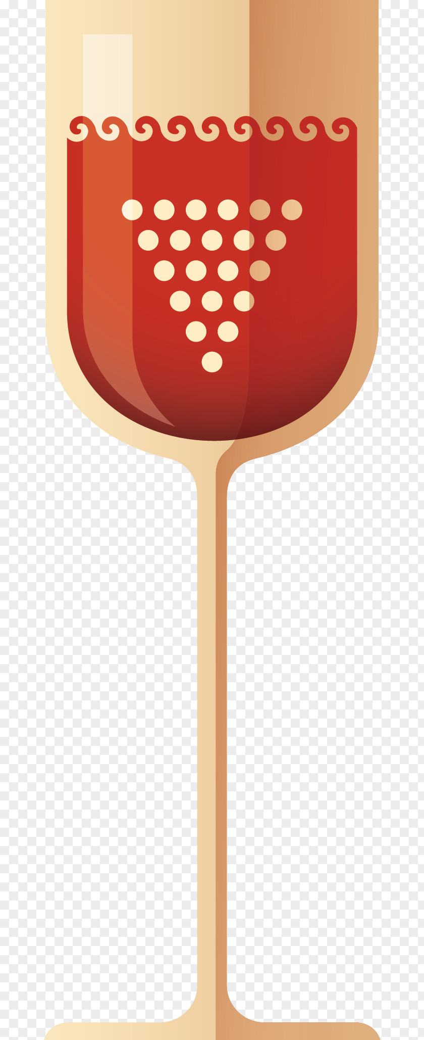 Vector Red Wine Glass PNG