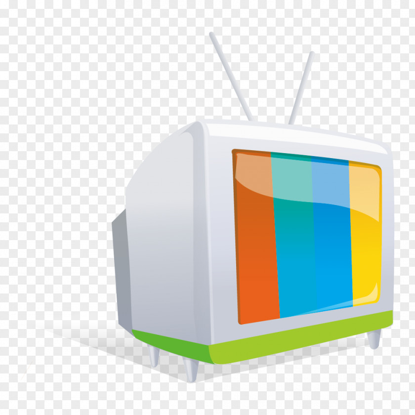White TV Vector Material Graphic Design Television Set PNG