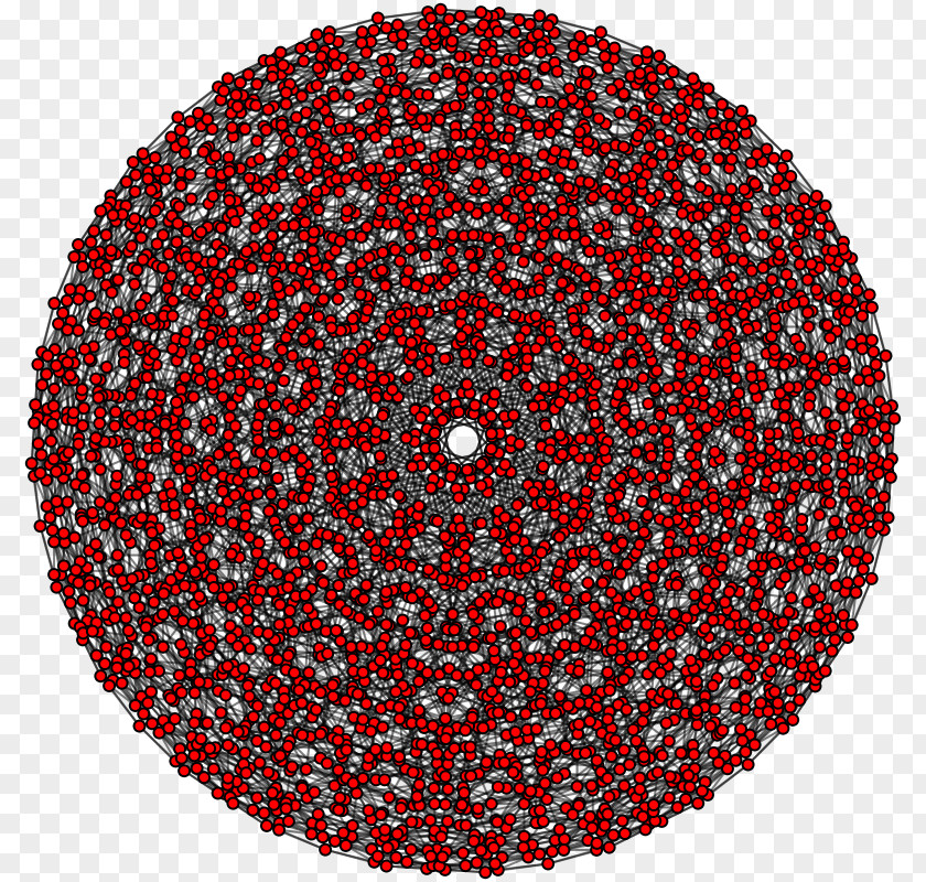 Circle Symmetry Point RED.M Pattern PNG