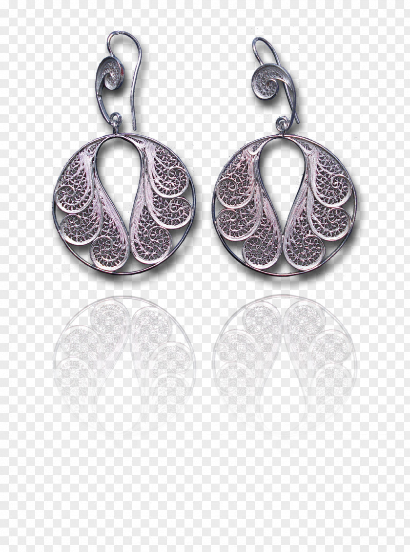 Jewellery Locket Earring Body Silver PNG
