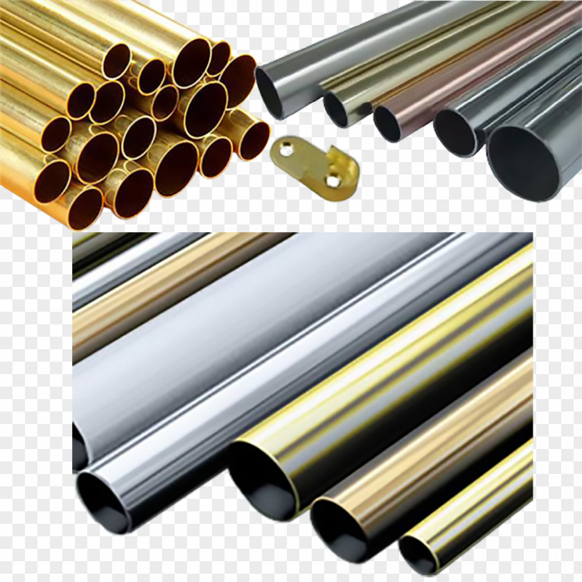 Metal Square Tube Brass Pipe Bronze PNG