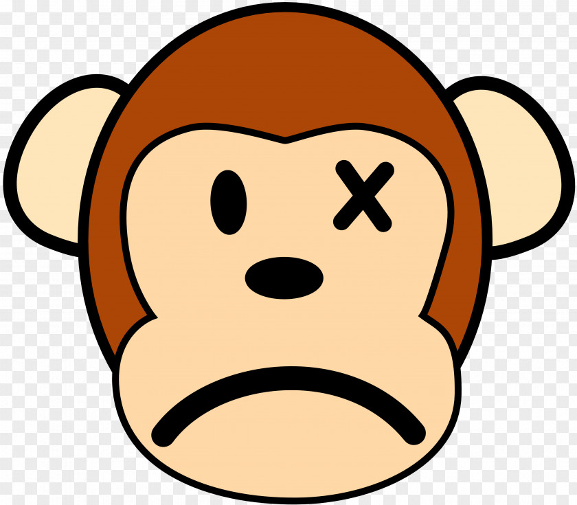 Sadness Cliparts Ape The Evil Monkey Clip Art PNG