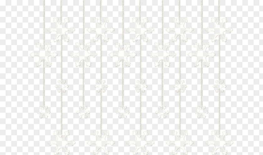 Snowflake White Black Pattern PNG