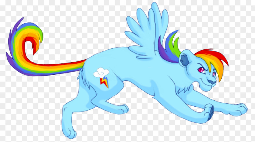Cartoon Lioness Rainbow Dash Pinkie Pie Pony Lion Clip Art PNG