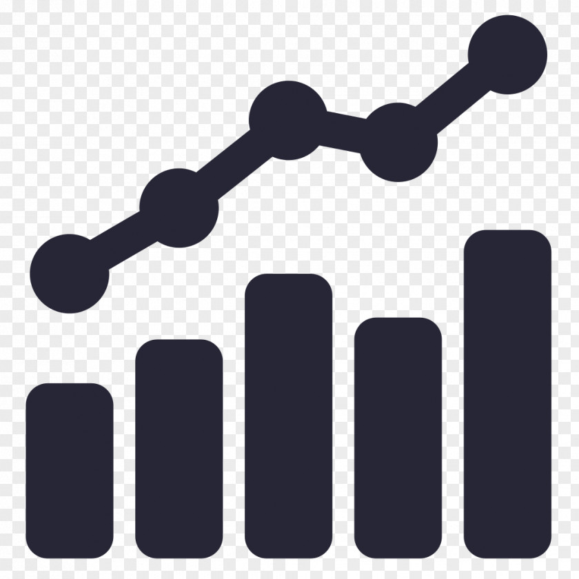 Growth Icon Bar Chart Pie Vector Graphics PNG