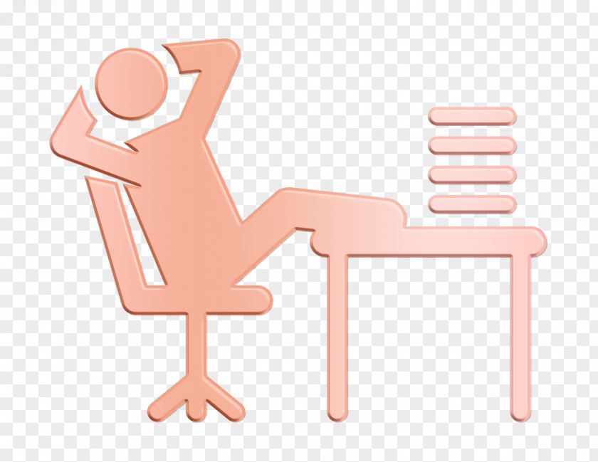 Lazy Icon Day In The Office Pictograms PNG