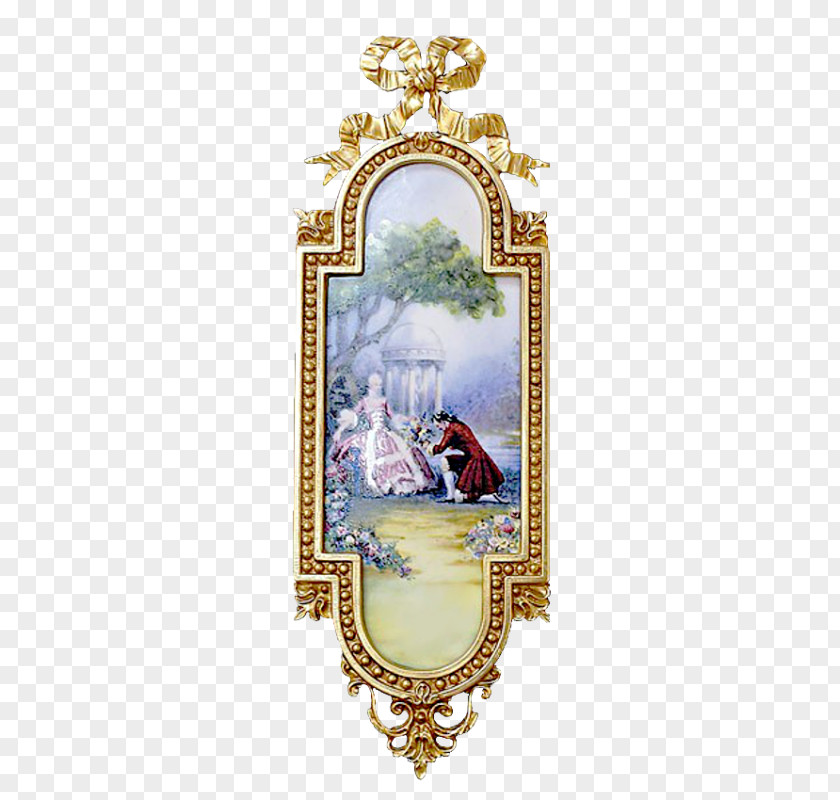 Brass 01504 Picture Frames Antique Oval PNG