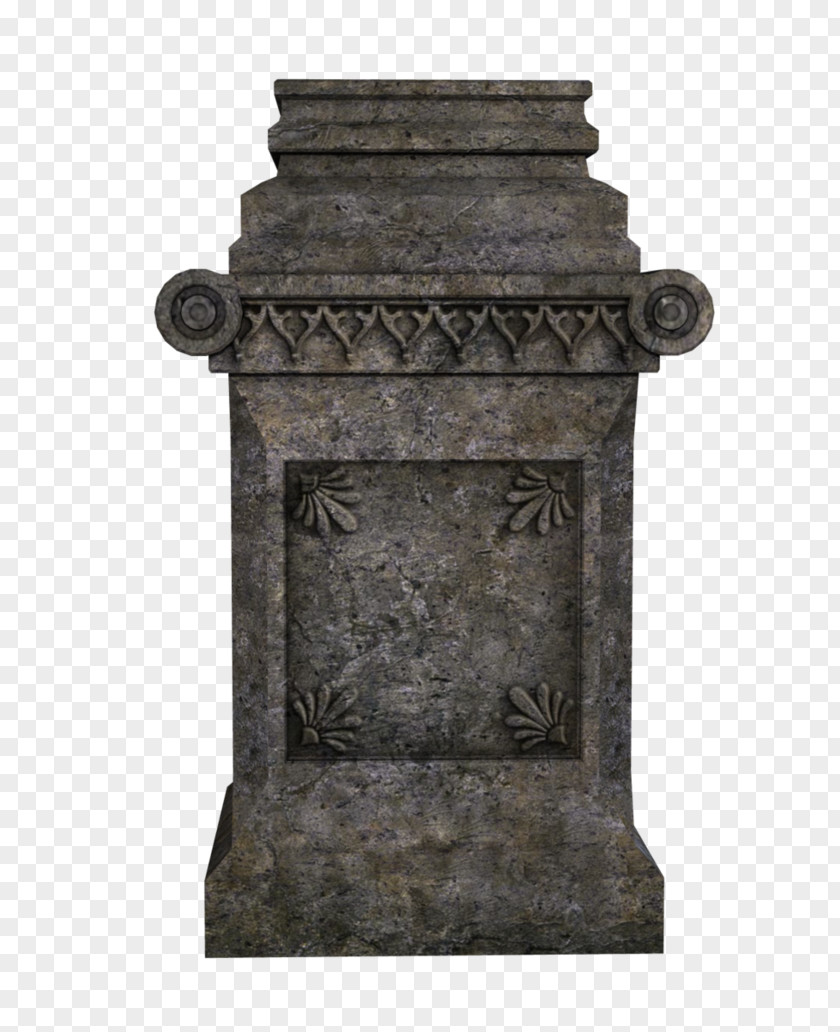 Concrete Pedestal Column Table PNG