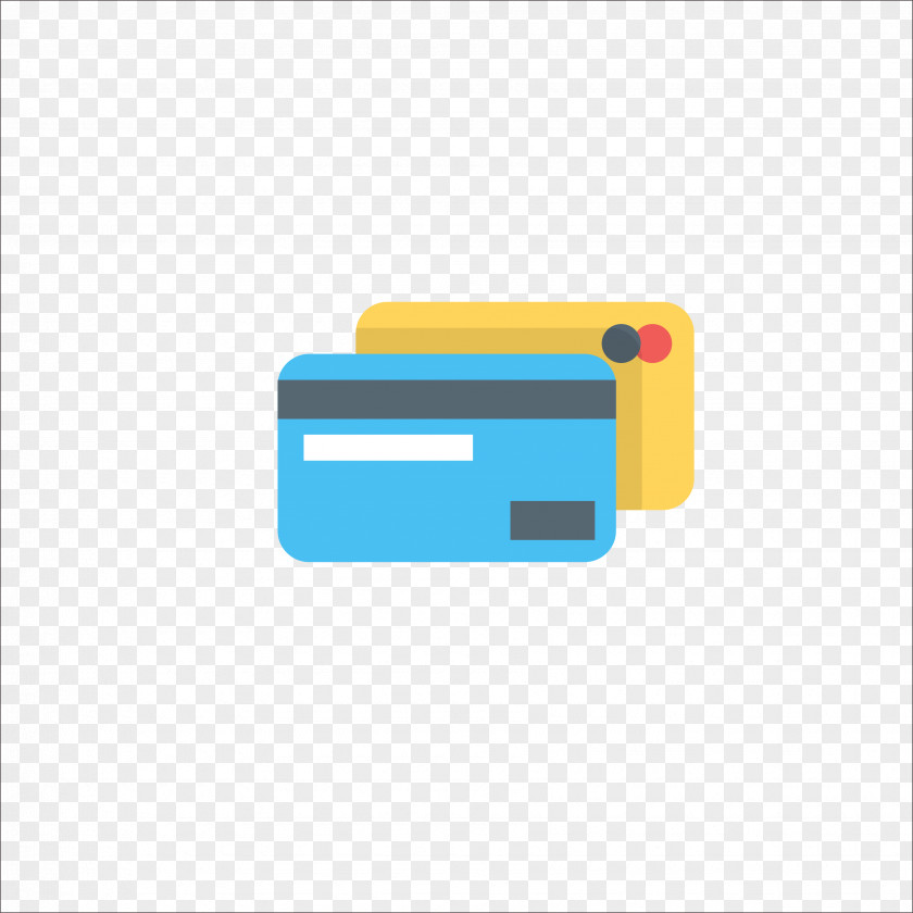 Flat Credit Card Design PNG