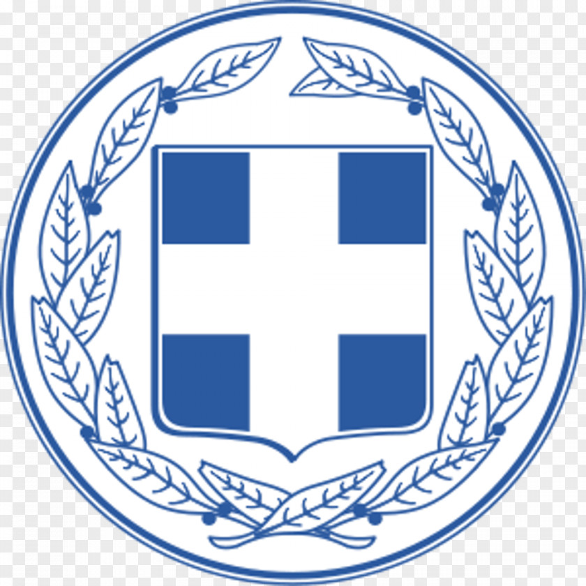 Greek Column Coat Of Arms Greece Symbol Battle PNG
