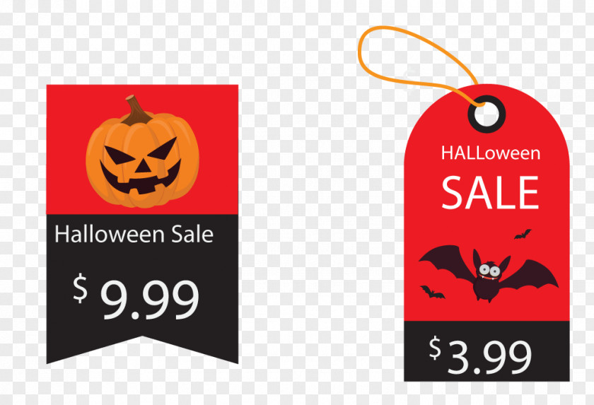 Halloween Promotion Tag PNG