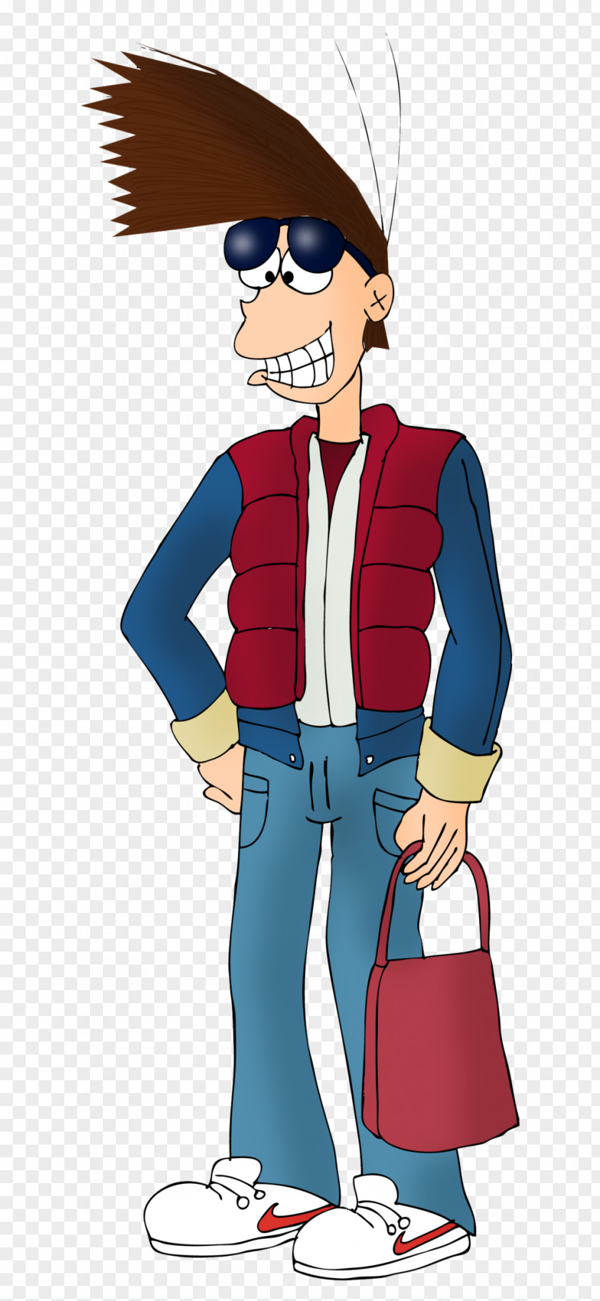 Marty McFly Human Behavior Homo Sapiens Shoulder Clip Art PNG