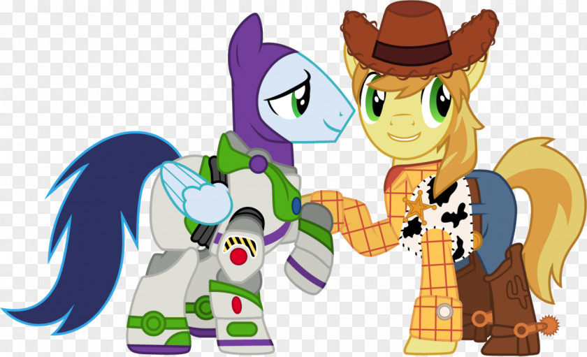 My Little Pony Buzz Lightyear Sheriff Woody Rainbow Dash Twilight Sparkle PNG