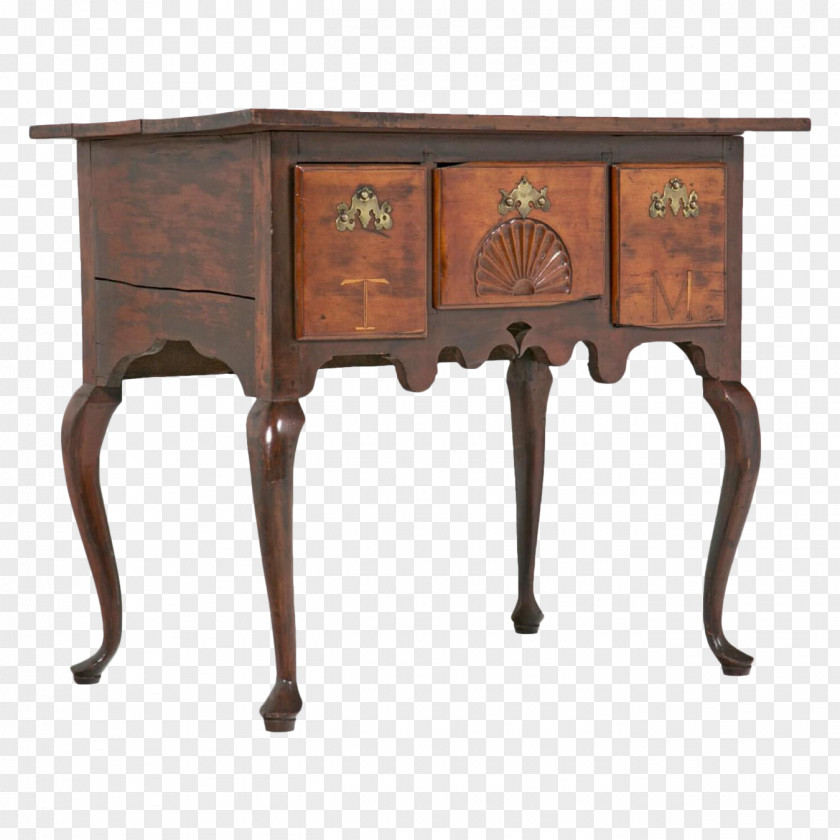 Table Bedside Tables Lowboy Drawer Desk PNG