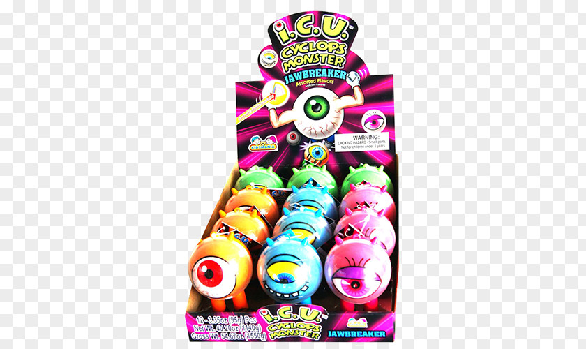 Candy Gobstopper I.C.U. Cyclops Monster Jawbreaker PNG