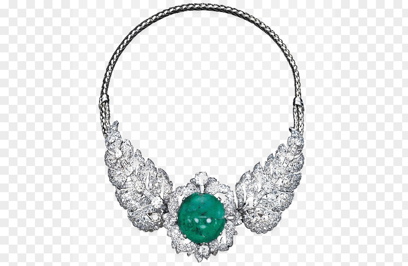 Garden Necklace Emerald Cartier Cabochon Jewellery PNG
