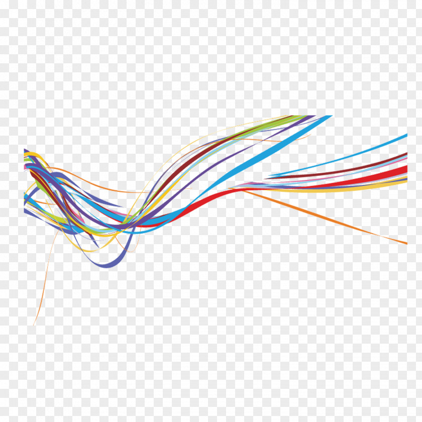 Gorgeous Undulating Lines Icon PNG