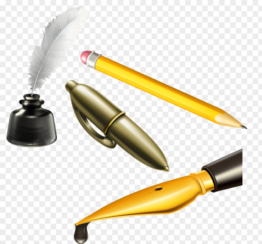 Pens And Pencils Paper Pen Nib Illustration PNG