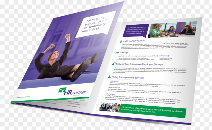 Trifold Flyer Brand Brochure PNG