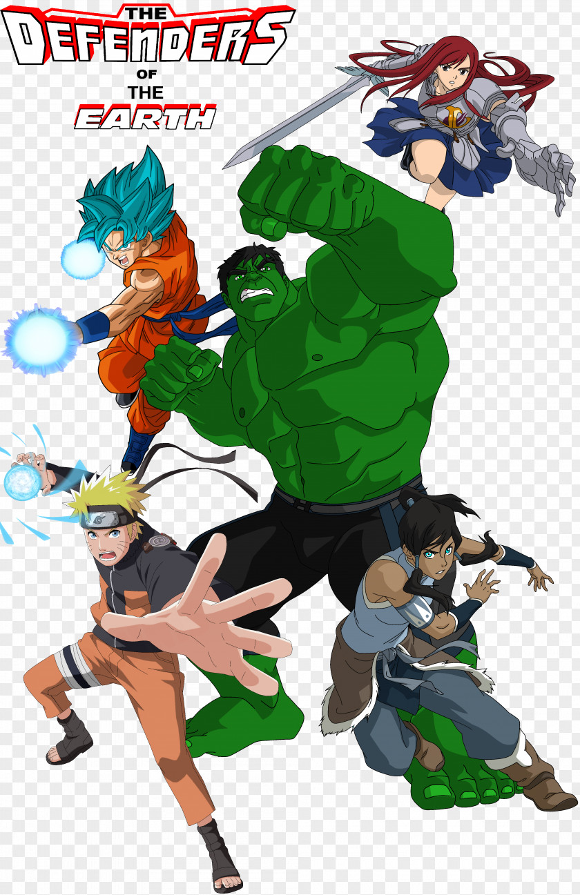 Cartoon Drawing DeviantArt Hulk Goku PNG