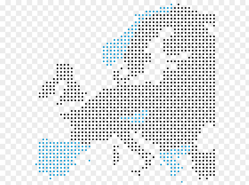 Dotted Map Germany United Kingdom Member State Of The European Union PNG