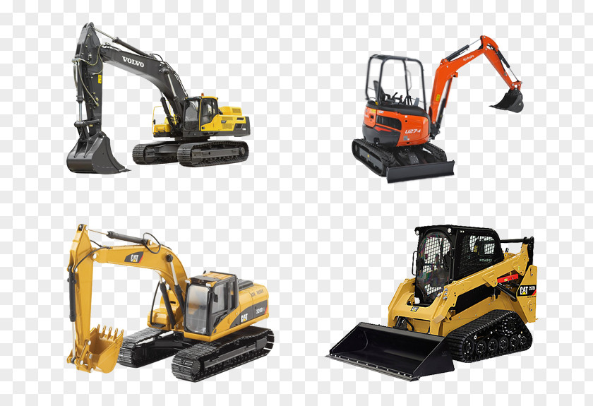 Excavator Caterpillar Inc. Heavy Machinery Hydraulics Loader PNG