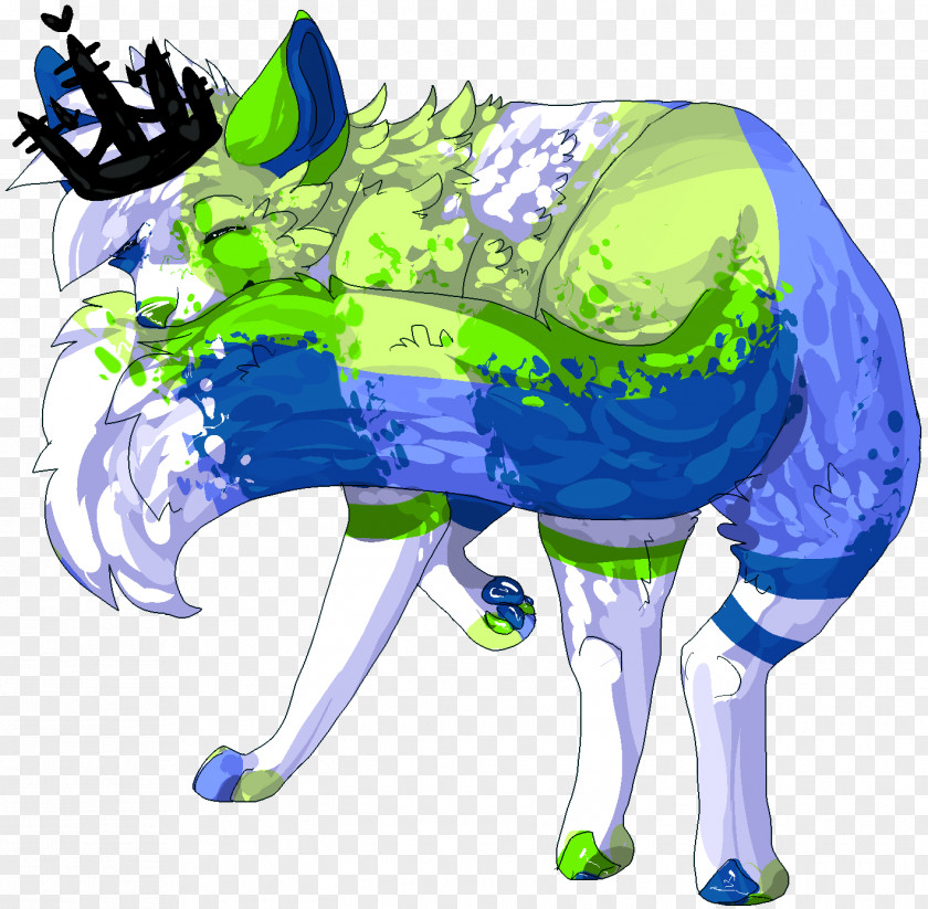 Horse Green Cartoon Legendary Creature PNG