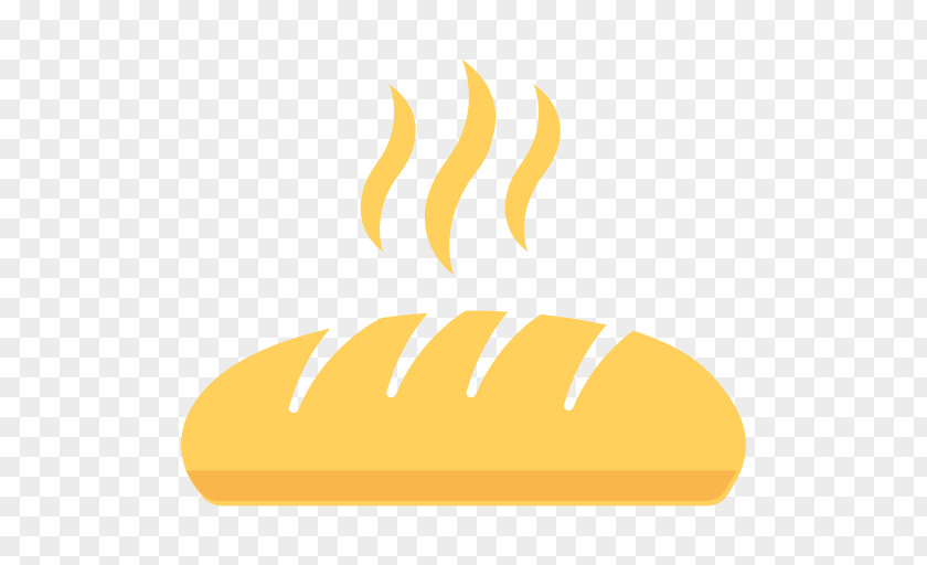 Bread Vector Logo Yellow Font PNG