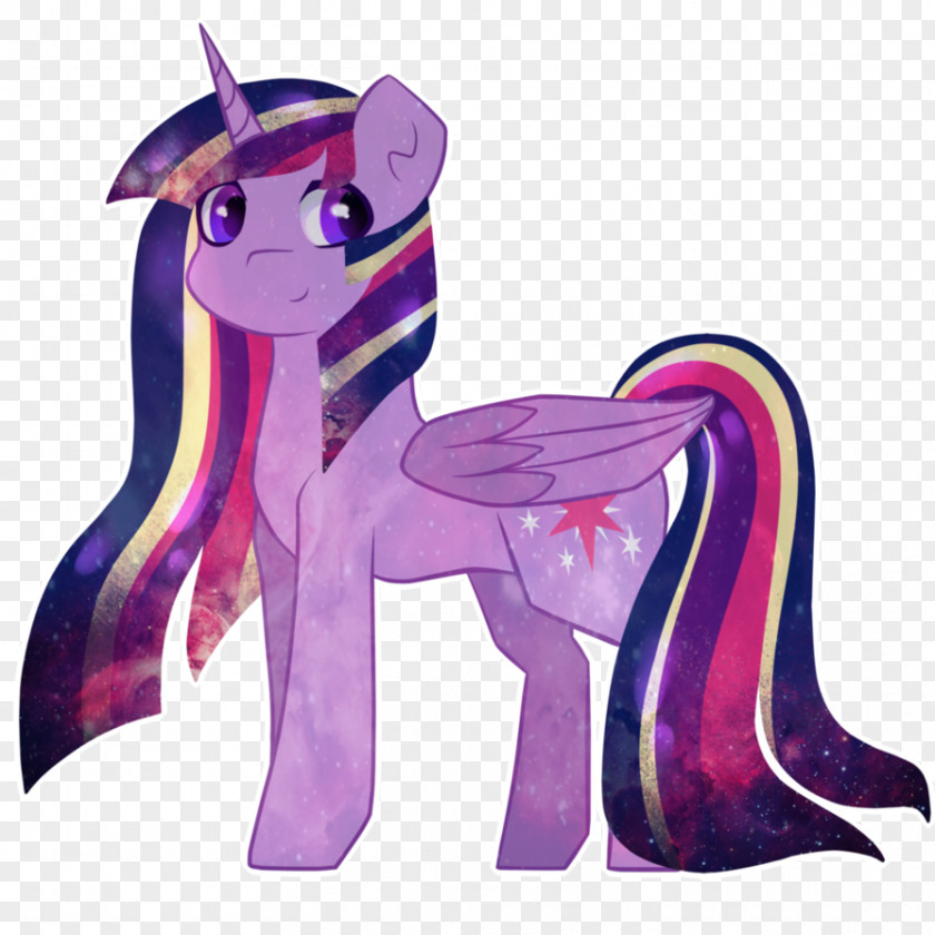 Nebula Vector Horse Pony Lilac Violet Purple PNG