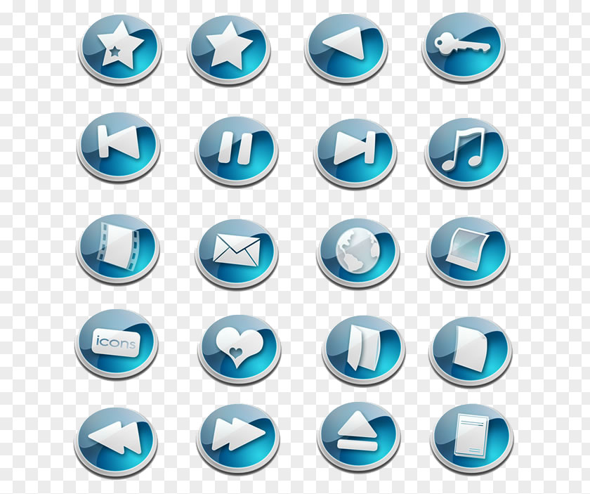 Stereo Crystal Buttons Button Download Transparency And Translucency Icon PNG