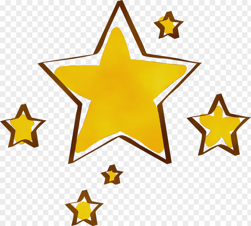 Symbol Star Yellow PNG