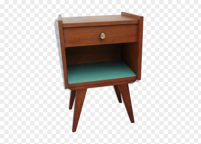 Table Bedside Tables Product Design Drawer Wood Stain PNG