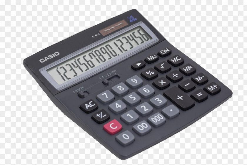 Calculator CASIO CALCULATOR Calucalor MS-20UC Casio SL-300NC Basic Large Display Tax Calc PNG