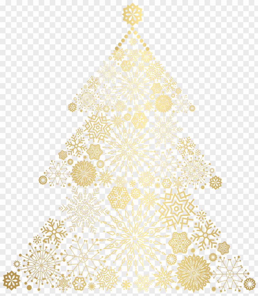 Christmas Gold Tree Clip Art Image Pattern PNG
