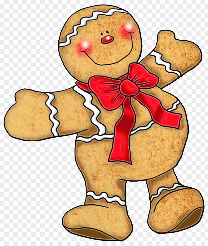 Gingerbread Cartoon Christmas Art PNG