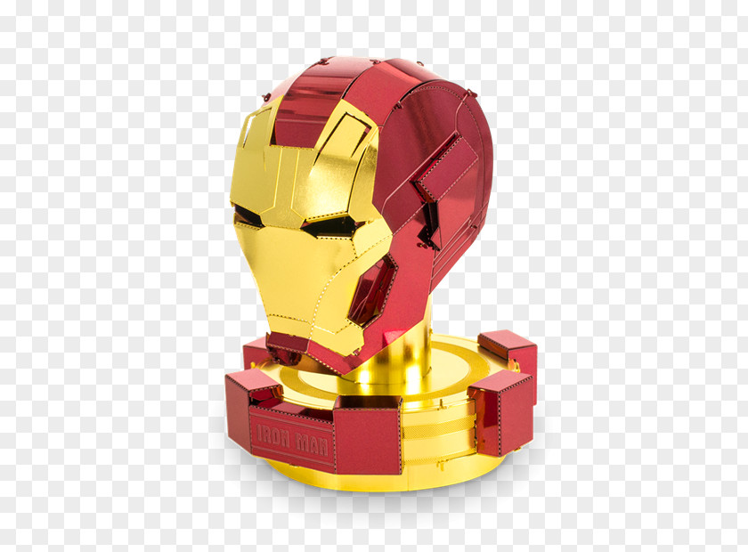 Iron Man Helmet Marvel Heroes 2016 Comics Cinematic Universe Plastic Model PNG