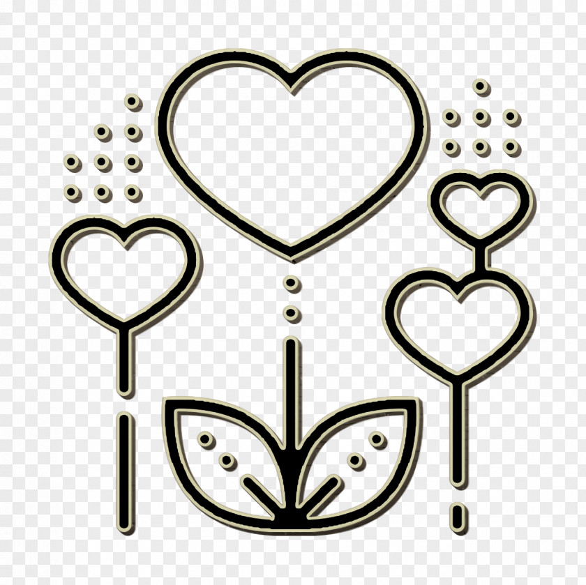 Love Icon Heart Flower PNG