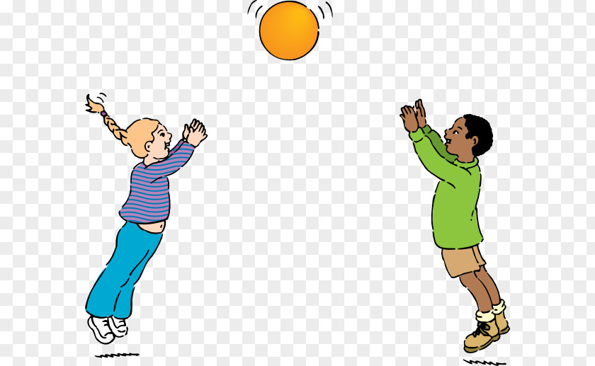 People Playing Cliparts Throwing Catch Ball Physical Education Clip Art PNG