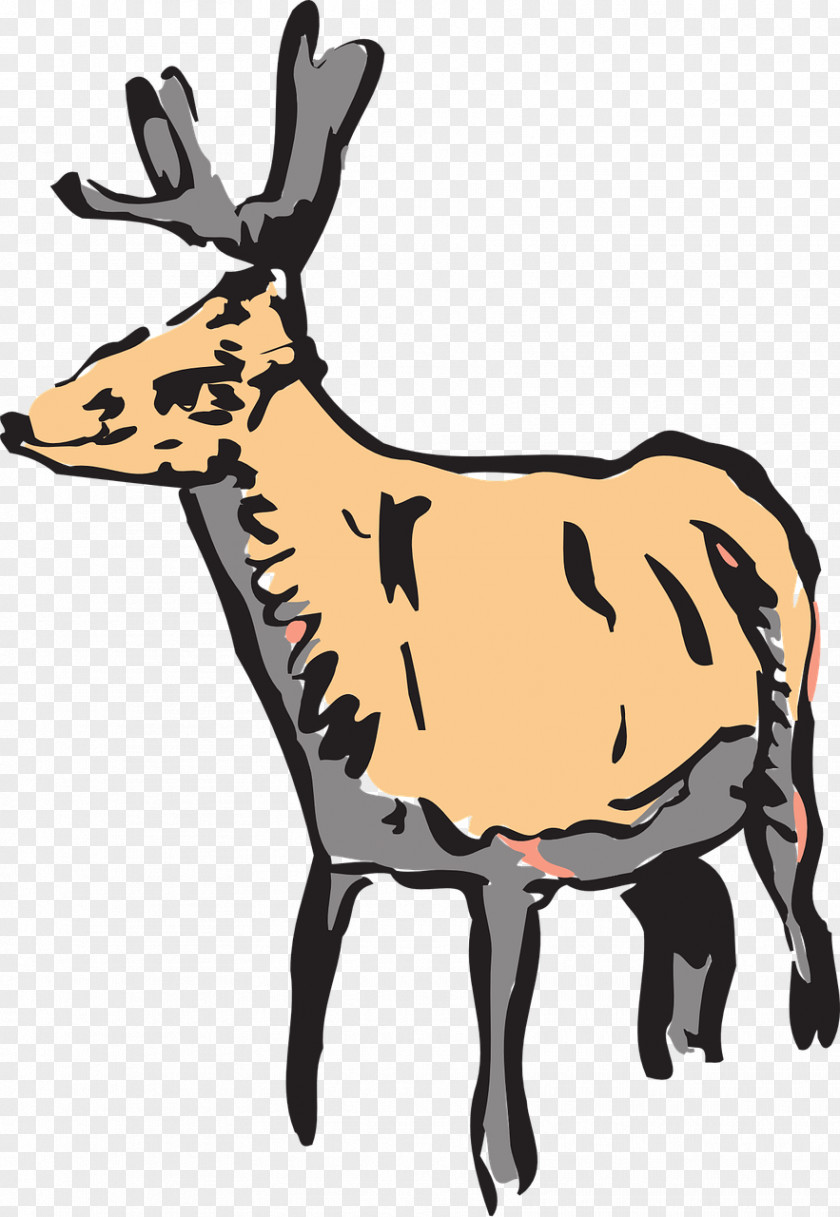 Reindeer Elk Clip Art PNG
