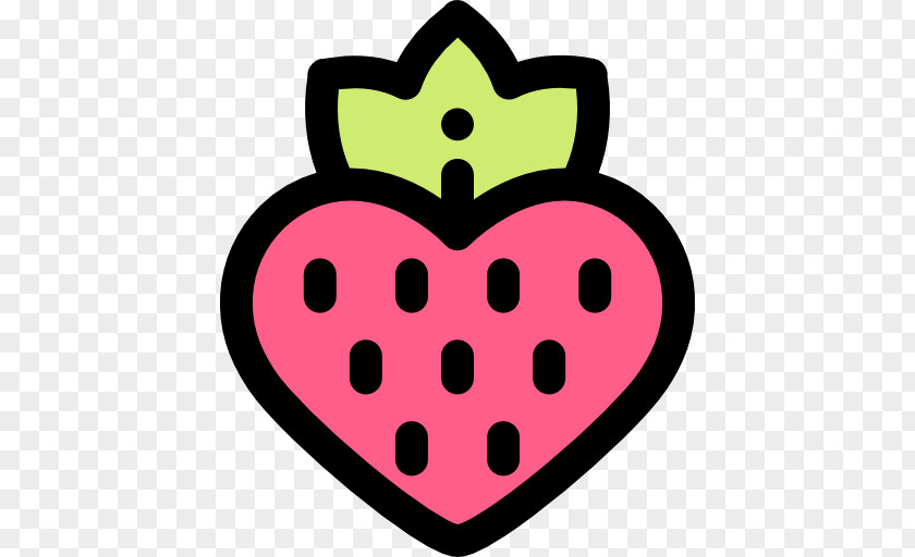 Strawberry Icon Pink M RTV Clip Art PNG