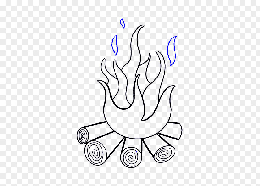 Fire Drawing Clip Art Line Image PNG