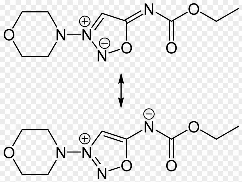 Molsidomine Structure Structural Formula Chemical Skeletal PNG