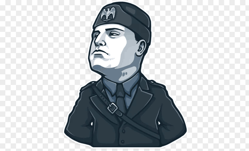 Telegram Sticker Benito Mussolini Advertising Minds PNG