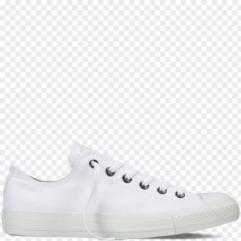 White Converse Chuck Taylor All-Stars Plimsoll Shoe PNG