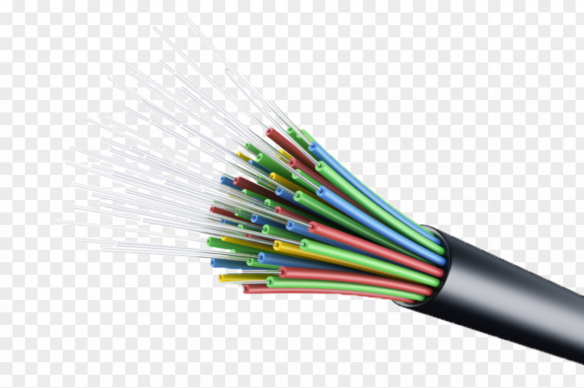 Fibra Optica Optical Fiber Cable Core Electrical PNG