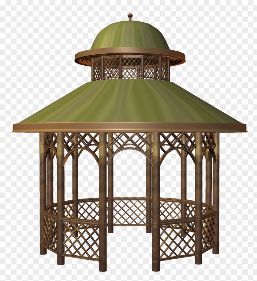 Gazebo Garden Fountain Fence Clip Art PNG