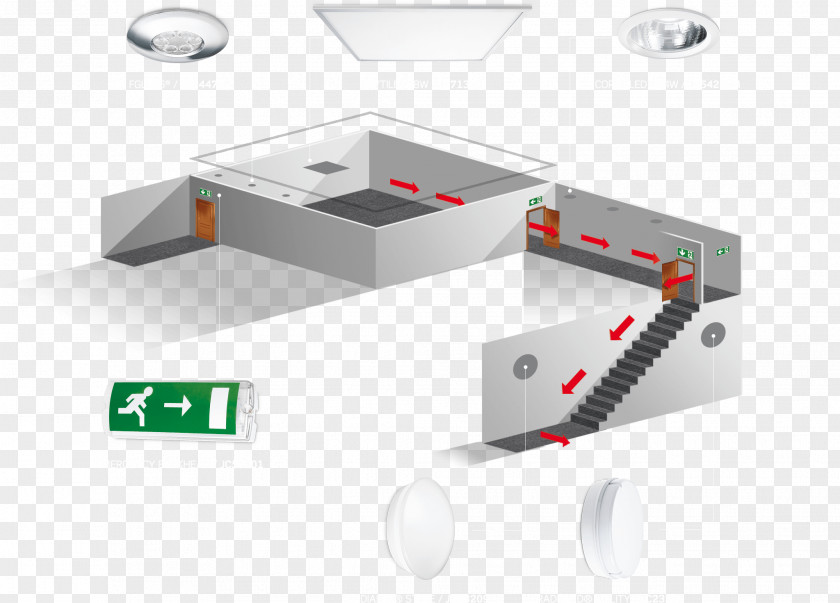 Light Emergency Lighting Wiring Diagram PNG